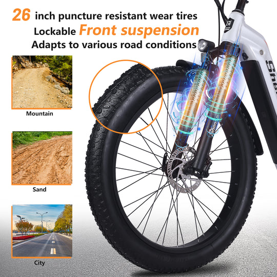MX06 Straddle ebike 48V17.5Ah 1000W Oil brake