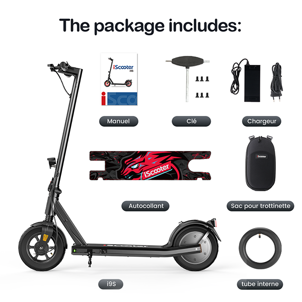iScooter i9S 10'' Electric Scooter 500W Motor