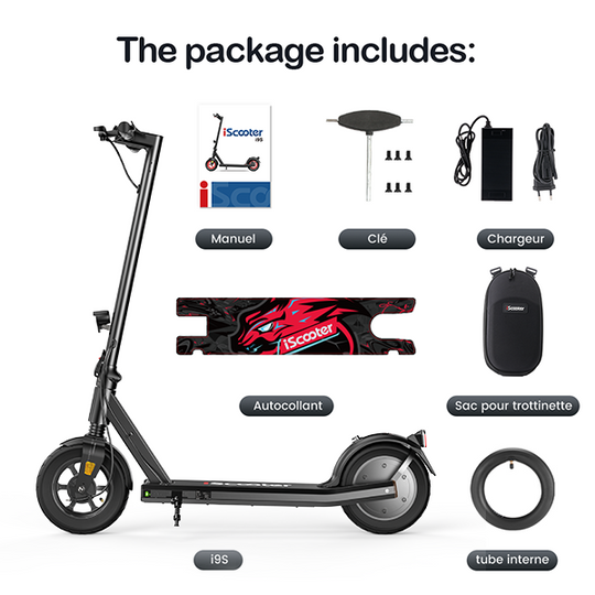 iScooter i9S 10'' Electric Scooter 500W Motor