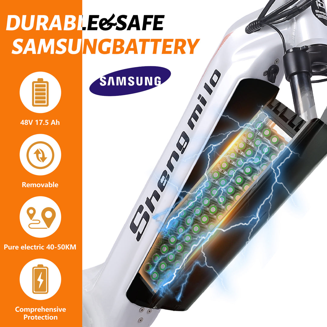MX06 Straddle ebike 48V17.5Ah 1000W Oil brake