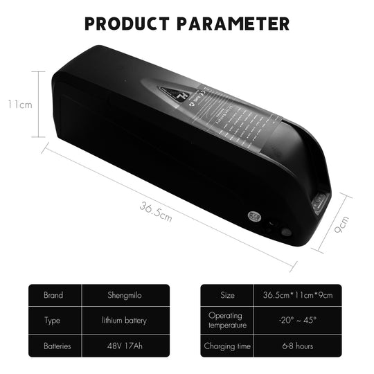 Shengmilo MX02S 48V17AH Battery