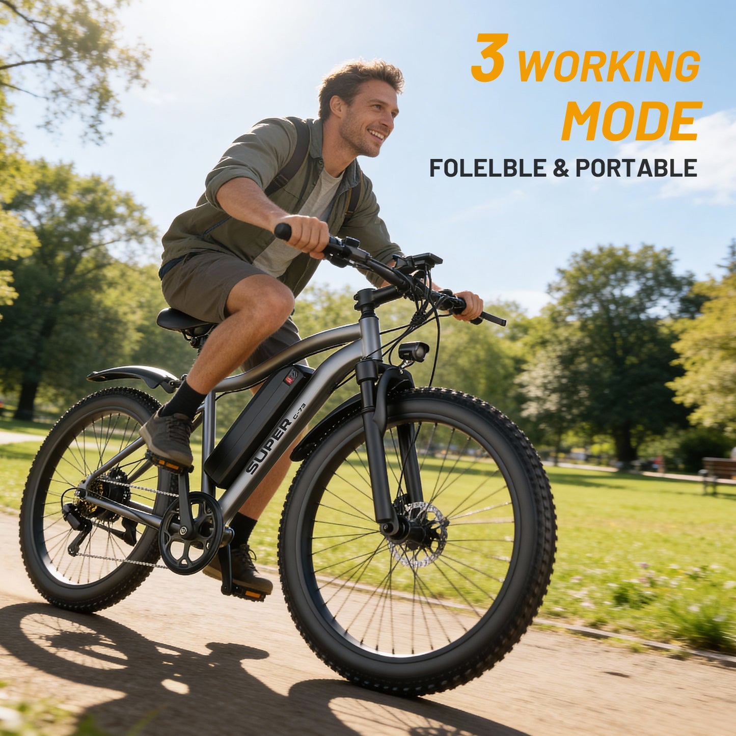 ROBORN super G73 Electric Bicycle 48v250w 13Ah E-bike