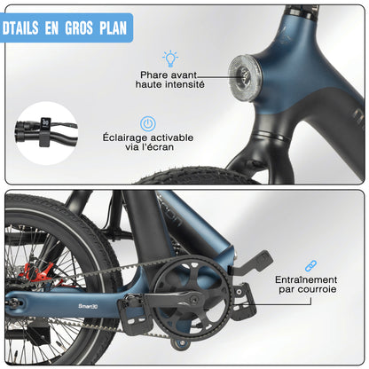 MAXTRON SMART30 20 inch folding commuting electric bike