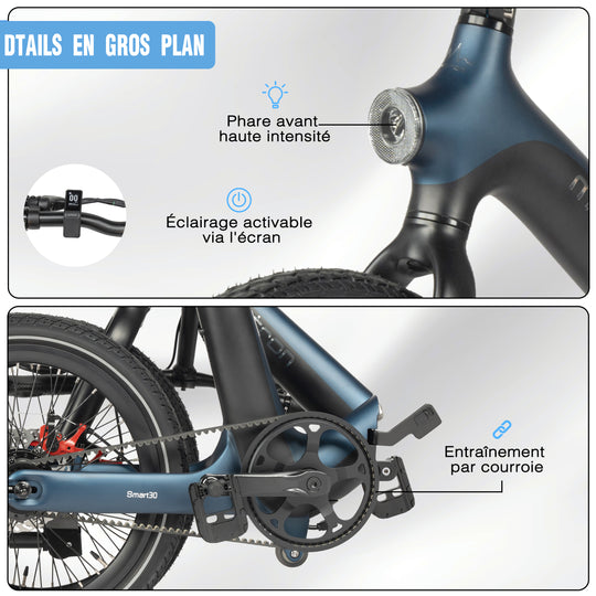 MAXTRON SMART30 20 inch folding commuting electric bike