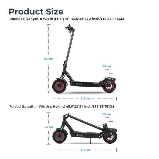 iScooter i9MAX 10'' Electric Scooter 500W Motor