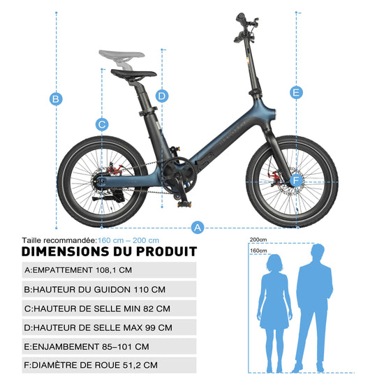 MAXTRON SMART30 20 inch folding commuting electric bike