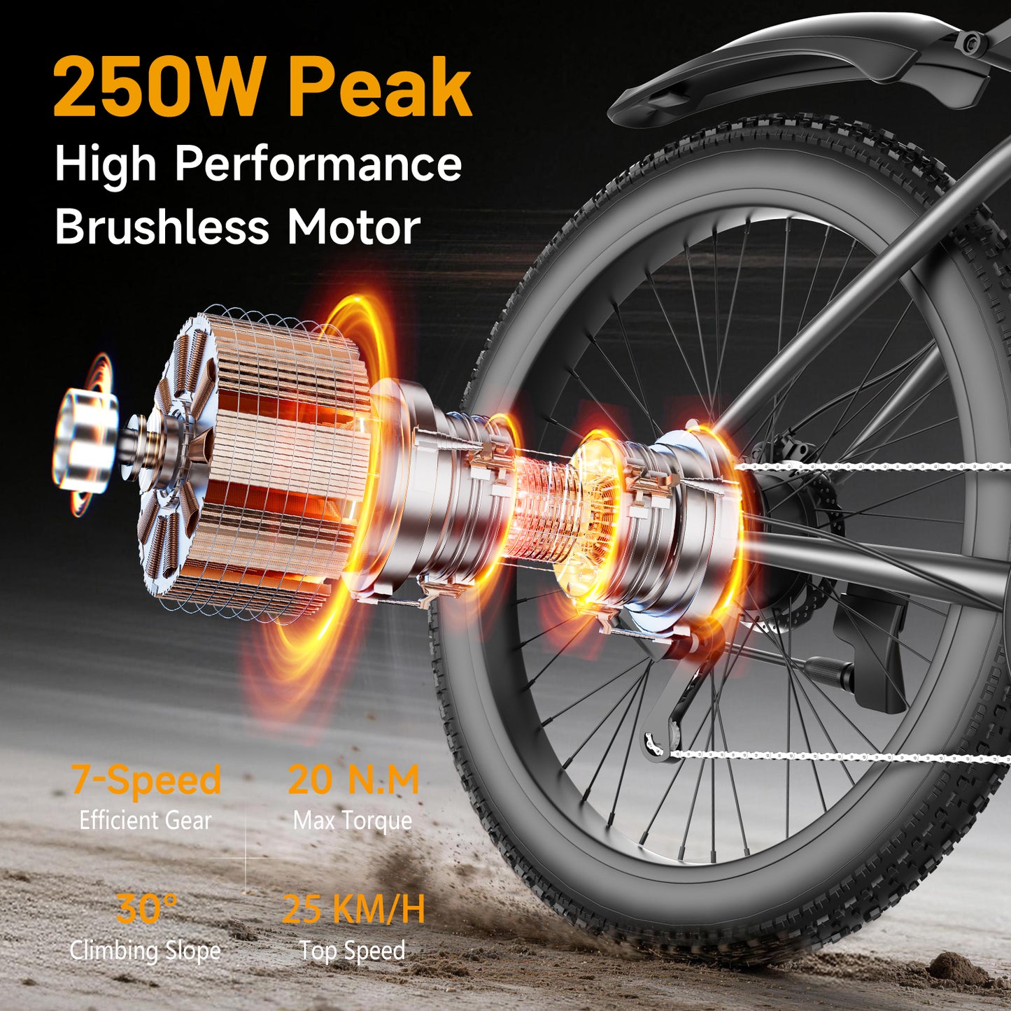 ROBORN super G73 Electric Bicycle 48v250w 13Ah E-bike