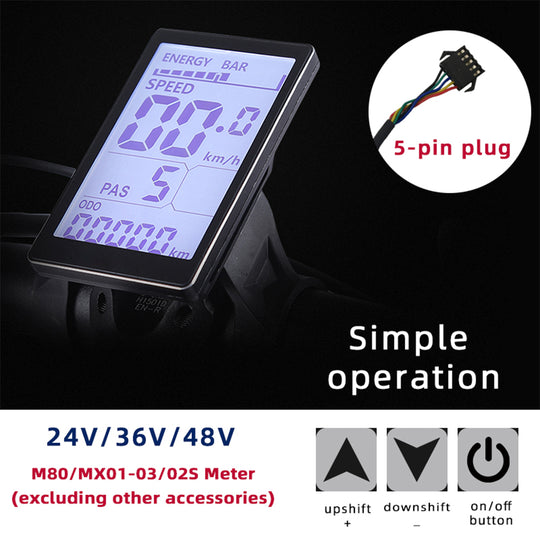 Electric bicycle original screen