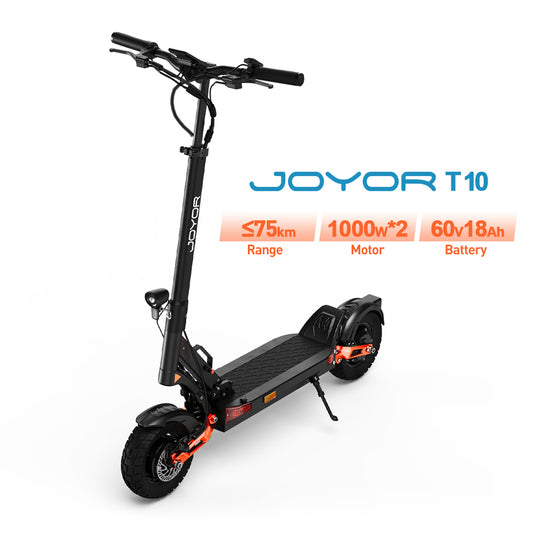 JOYOR T10 10'' Dual Drive Electric Scooter 2000W Motor