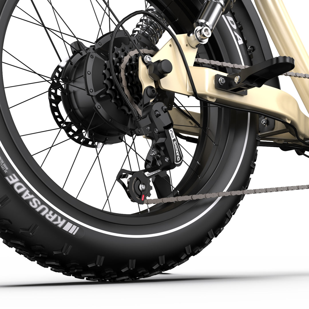 ONESPORT W77 20'' Electric Bike Max Speed 45km/h 48V18Ah 500W